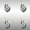 Service Caster 5 Inch 316SS Gray Polyurethane Wheel Swivel 1/2 Inch Threaded Stem Caster Set SCC SCC-SS316TS20S514-PPUB-121315-4 - alternate 1